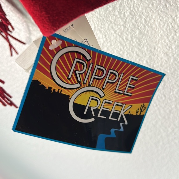 ❗️SOLD❗️NWT GENUINE SUEDE CRIPPLE CREEK JACKET WITH FRINGE AND NATIVE DETAILS - Picture 12 of 14